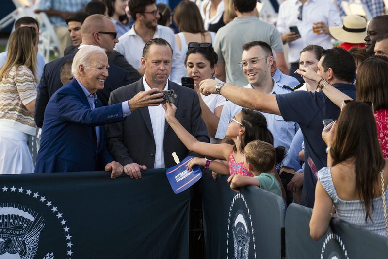President Joe Biden hosts the annual congressional picnic at the White House today. The photo is from the 2023 event.
                        