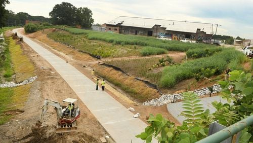 Development remains active in the southwestern segment of the Atlanta Beltline, despite a recent change of plans for the Murphy Crossing site (Rebecca Breyer)