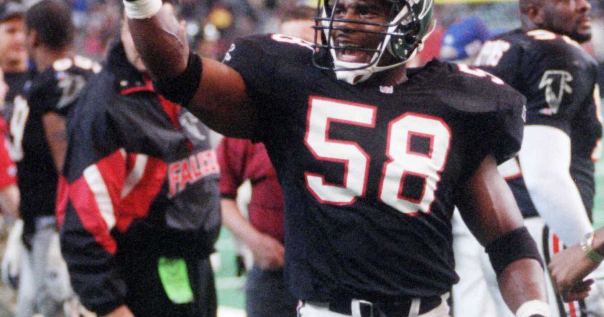 College highlights of Jessie Tuggle Falcons Great, 5x Pro Bowl  LBValdosta State 1986#shorts 