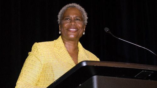 WSB-TV news anchor Monica Pearson, a breast cancer survivor and mistress of ceremonies for the event, told the 400 attendees, "Nurses are the heartbeat of health care."