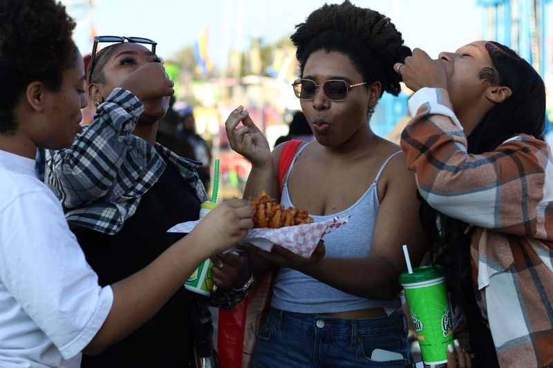 Georgia National Fair di Perry menarik sekitar 500.000 pengunjung setiap tahunnya dengan banyaknya makanan, wahana, dan masih banyak lagi. Courtesy of Georgia National Fair/Nava Rawls