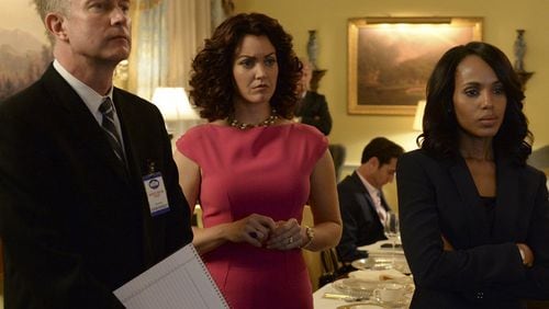 Mellie and Liv working together - just because. CREDIT: ABC
