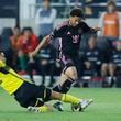 Inter Miami's David Ruiz, right, tries to kick the ball past Columbus Crew's Marcelo Herrera during the second half of an MLS soccer match, Wednesday, Oct. 2, 2024, in Columbus, Ohio. (AP Photo/Jay LaPrete)