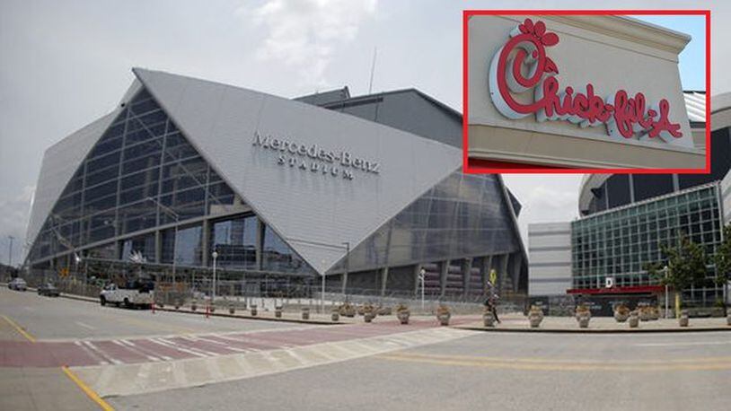 Falcons' new stadium has a Chick-fil-A, which won't open on Sundays - The  Boston Globe