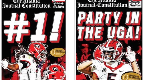 UGA fans: How to find souvenir editions from The Atlanta Journal