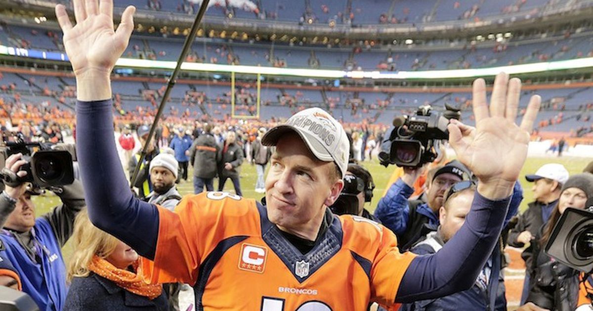 Peyton Manning Pro Football Hall of Fame QB in Class of 2021