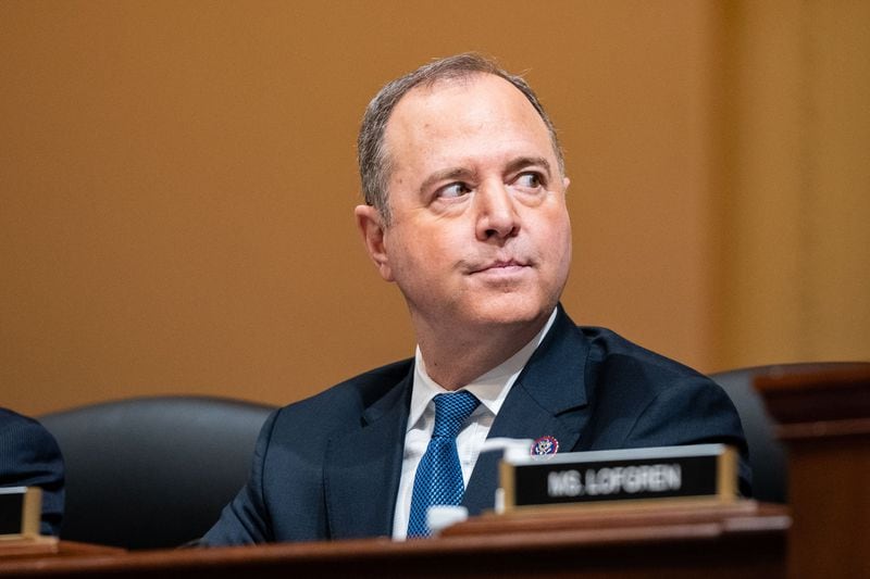 The U.S. House voted along party lines to censure California Democrat Adam Schiff for his role in leading an investigation of former President Donald Trump that fueled his first impeachment. (Haiyun Jiang/The New York Times)