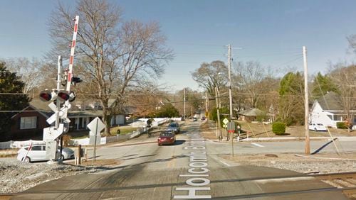 Norcross Power will be re-locating two electrical power poles at the intersection of Thrasher Street and Holcomb Bridge Road from 6 a.m. until later in the evening on Nov. 3. Google Maps