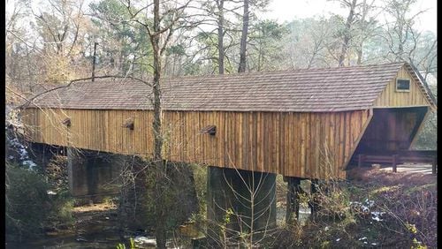 The Concord Road covered bridge re-opened Dec. 15, 2017, after four months of renovations.