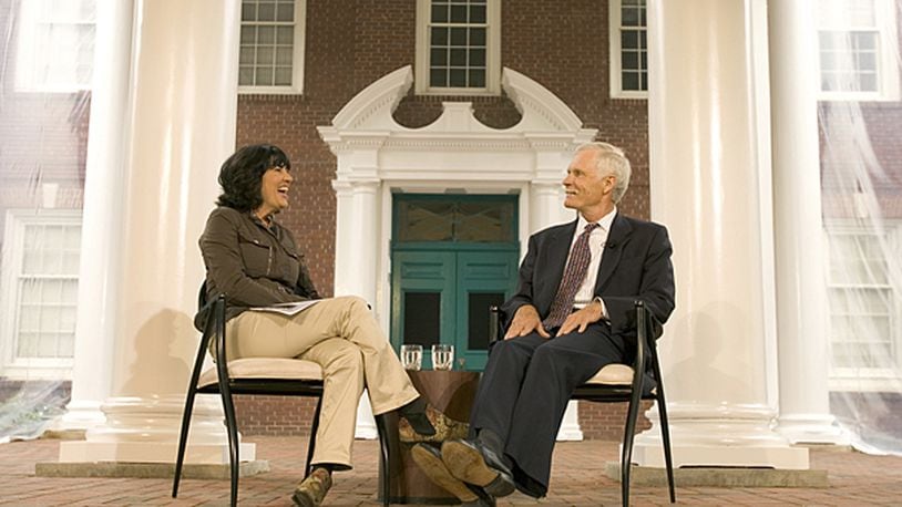 Atlanta Braves owner Ted Turner (left), announces at a news