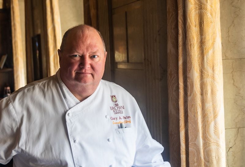 Chef Gary Palm at the Brown Hotel in Louisville, Kentucky. (Bill Dawers for The Atlanta Journal-Constitution)