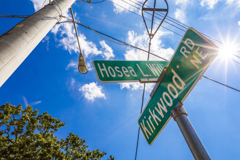 The intersection of Kirkwood Road and Hosea Williams Drive.   (Jenni Girtman/ info@atlantaeventphotography.com)