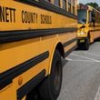 School buses didn't run today in Gwinnett, as the district opted for a digital learning day due to safety concerns over Hurricane Helene. But the district required teachers to come into buildings, setting off a lot of criticisms. (Ben Gray for the AJC)