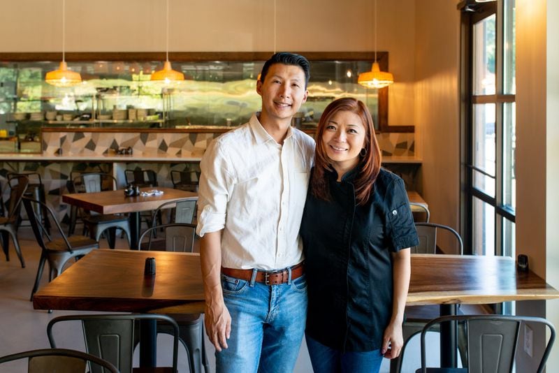 Hotto Hotto Ramen & Teppanyaki owners Alice and Angelo Wong. Photo credit- Mia Yakel.