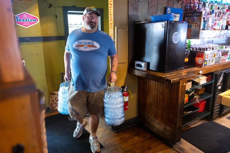 Mitch Frohman, manager at Atlanta's Steamhouse Lounge, which was closed for five days.