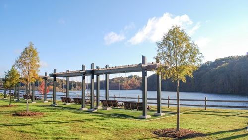 Morgan Falls Overlook Park, on the Chattahoochee River in Sandy Springs, is getting a rain garden that will naturally clean and treat stormwater runoff. The garden will be formally dedicated on May 10. CITY OF SANDY SPRINGS