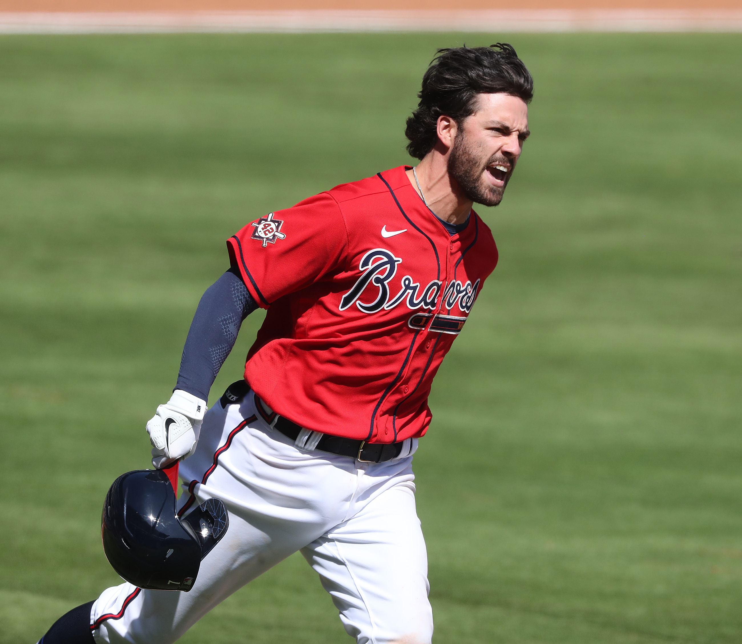 B/R Walk-Off on X: Dansby Swanson repping the ATLiens 25th