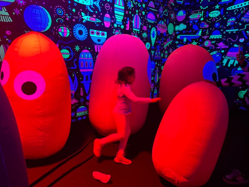 The Ginjos immersive art exhibit at The Balloon Museum, open at Pullman Yards from Feb. 7 through at least April 14, 2024. RODNEY HO@ajc.com