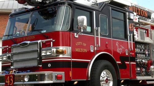 Milton has agreed to have its police and fire departments serve a Forsyth County subdivision. AJC FILE