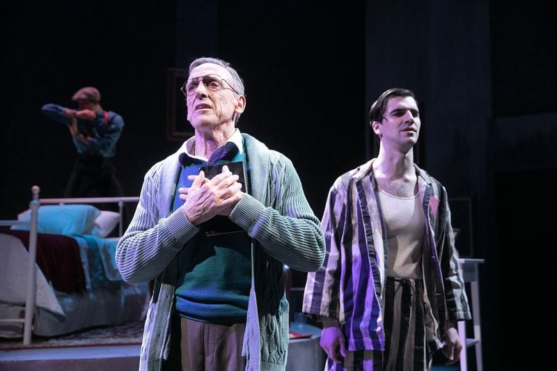 Theatrical Outfit Artistic Director Tom Key and baritone Ben Edquist perform in the Atlanta Opera production of Jake Heggie’s “Out of Darkness: Two Remain.” CONTRIBUTED BY JEFF ROFFMAN