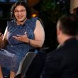 Daphne Frias speaks during an event at United Nations headquarters, Thursday, Sept. 26, 2024. (AP Photo/Seth Wenig)