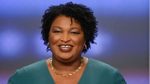 In this May 20, 2018, file photo, then-Georgia Democratic gubernatorial candidate Stacey Abrams participates in a debate in Atlanta.