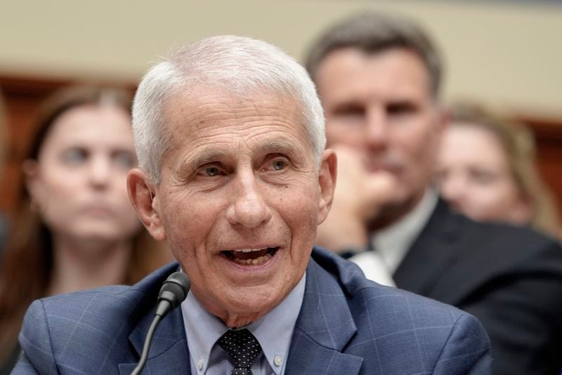Dr. Anthony Fauci, former Director of the National Institute of Allergy and Infectious Diseases, testifies during a House Select Subcommittee on the Coronavirus pandemic at Capitol Hill, Monday, June 3, 2024, in Washington. (AP Photo/Mariam Zuhaib)