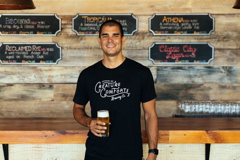 Co-founder Chris Herron recently stepped down as CEO of Creature Comforts in Athens. (Courtesy of Creature Comforts Brewing Co.)