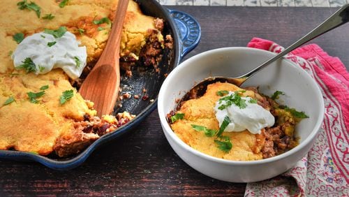 Turkey Tamale Pie. (Chris Hunt for The Atlanta Journal-Constitution)