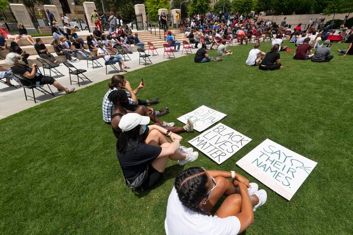 PHOTOS: Fourth day of protests in downtown Atlanta