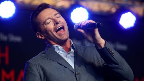 Hugh Jackman announced an Australian leg of his tour in February 2019, pictured here. The actor/singer is not allowing professional media to photograph his tour, including his July 3, 2019 stop at State Farm Arena. (Photo by Phil Walter/Getty Images)