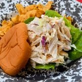 Coleslaw Chicken Salad. (Chris Hunt for The Atlanta Journal-Constitution)