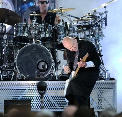 -- Smashing Pumpkins
Green Day brought their Saviors Tour to Truist Park on Wednesday, August 28, 2024. Opening acts were Smashing Pumpkins, Rancid, The Linda Lindas and Paradox.. 
Robb Cohen for the Atlanta Journal-Constitution