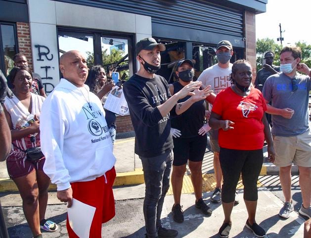 PHOTOS: Aftermath of Atlanta protest, fire at Wendy’s police shooting site