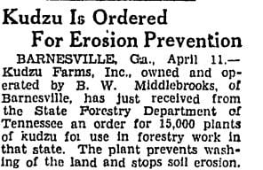 Deja News: For a half-century, kudzu was Georgia's 'miracle vine'