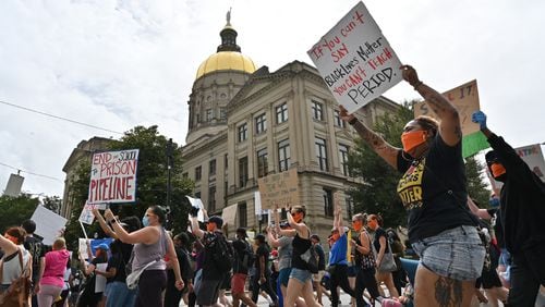 The Educators for Black Lives March  was held on June 26, the last day of the 2020 legislative session.