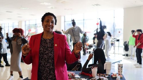 Celebrations for 50 years of learning at Atlanta Metropolitan State University have been led by its first female president, Ingrid Thompson-Sellers. Courtesy of Ashley Blencoe