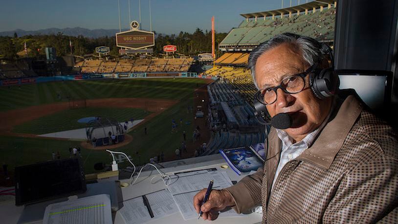 Los Angeles Dodgers Spanish language broadcaster Jaime Jarrin