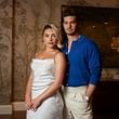 Florence Pugh, left, and Andrew Garfield pose for a portrait to promote the film "We Live in Time" on Tuesday, Sept. 10, 2024, in New York. (Photo by Matt Licari/Invision/AP)