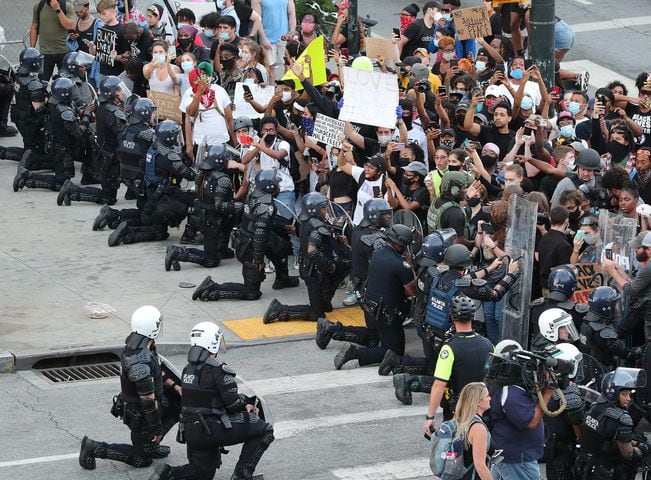 PHOTOS: Fourth day of protests in downtown Atlanta