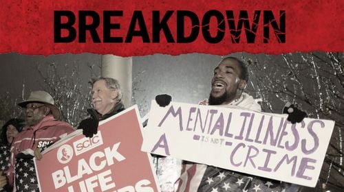 Protesters celebrate after hearing that former DeKalb County Police Officer Robert "Chip" Olsen was indicted by a grand jury in January 2016 for the shooting death of Anthony Hill. Episode 4 of Breakdown examines why police encounters with the mentally ill often turn deadly. Ben Gray / bgray@ajc.com