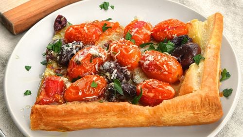 For a flavor-packed dish, make a Puttanesca Tart for dinner. (Chris Hunt for The Atlanta Journal-Constitution)