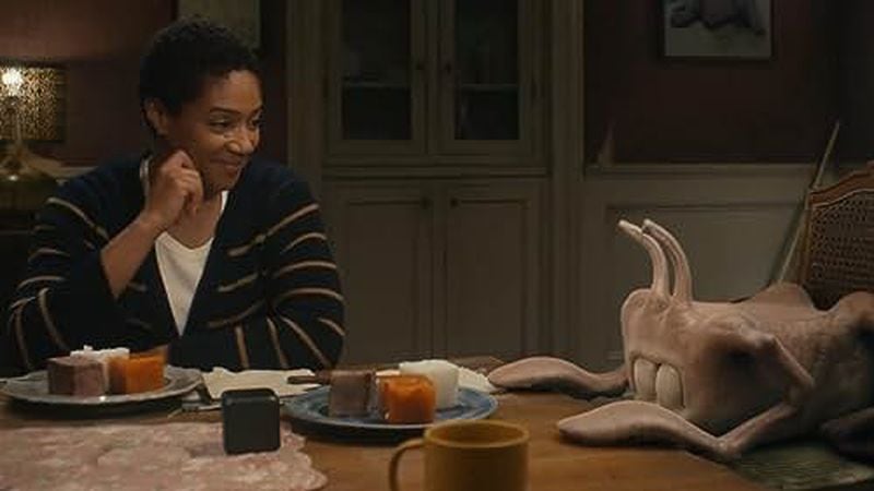 Tiffany Haddish shot "Landscape With Invisible Hand" in metro Atlanta last year but because of the actor's strike, she cannot promote the movie. MGM