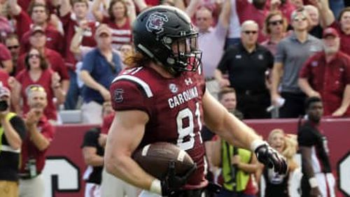 South Carolina tight end Hayden Hurst.