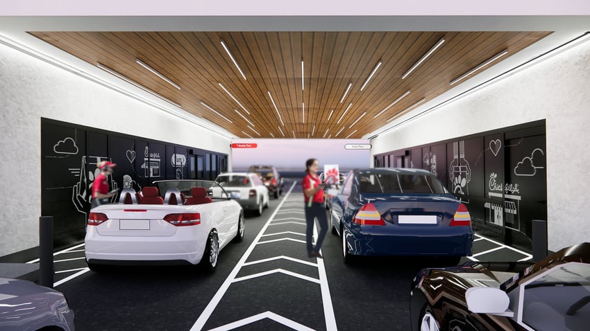 Chick-fil-A opens first-ever elevated drive-thru restaurant near Atlanta