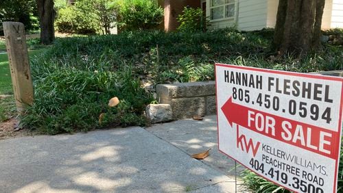 A home for sale in Atlanta, not far from Emory University. (Michael E. Kanell/AJC)