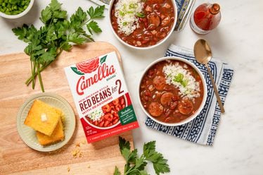 Dried beans with seasonings. (Courtesy of Camellia Brand)