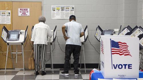 Voters across DeKalb went to the polls Tuesday.