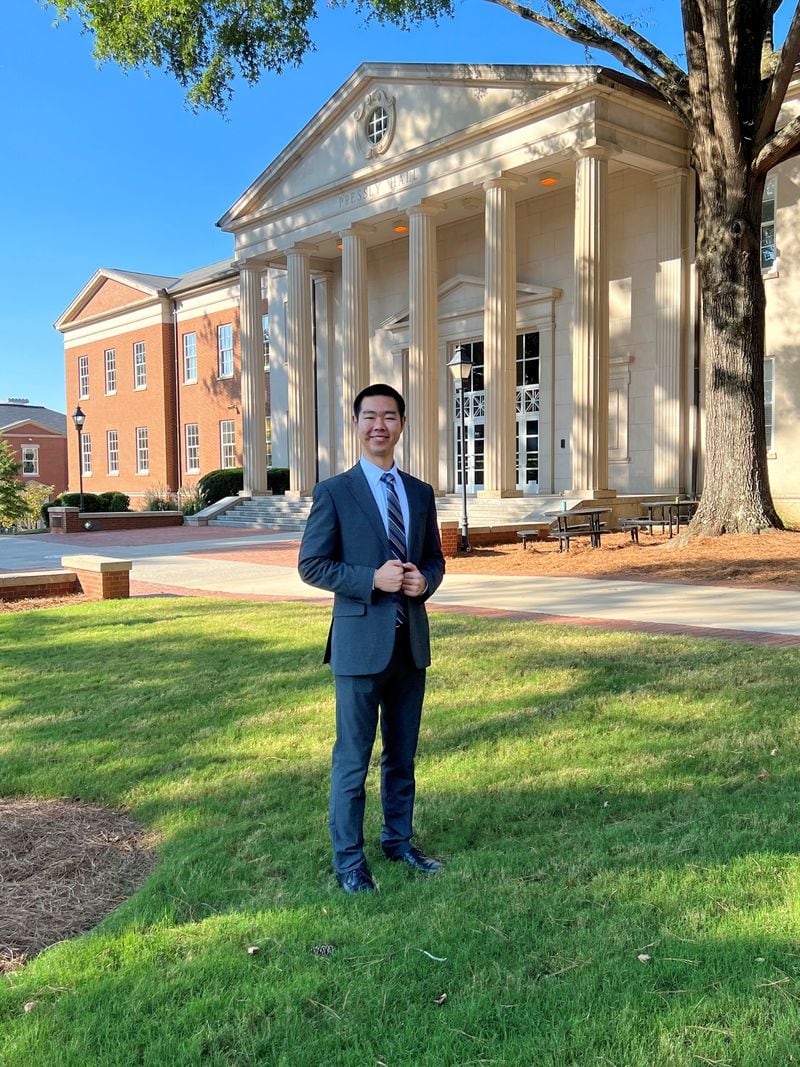 Albert Tang is the 2024 valedictorian at the Westminster Schools in Fulton County. (Courtesy photo)