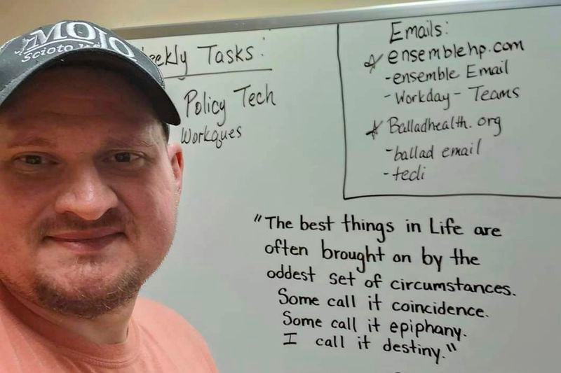 This undated photo shows Boone McCrary of Greeneville, Tenn., who died after his boat capsized while he was trying to rescue a man trapped on his roof during Hurricane Helen. (Laura Harville via AP)